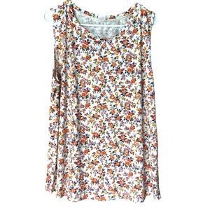 Floral Tank Top Size XL